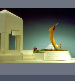 Artery Sunwork;  1993,  scale presentation model