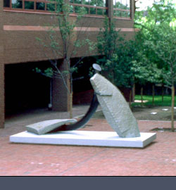 1993-4, granite and steel, 8.5'h 16'w x6'd