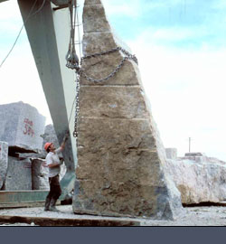 1986 – quarry during construction